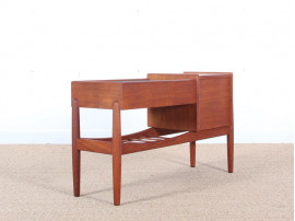 Danish modern teak planter table by Arne Wahl Iversen