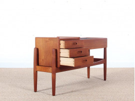 Danish modern teak planter table by Arne Wahl Iversen