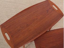 Teak nesting tables