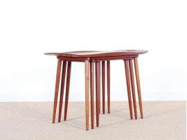 Teak nesting tables