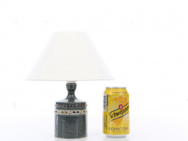 Mid-Century Modern ceramic small table lamp by Yngve Blixt for Höganäs