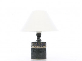 Mid-Century Modern ceramic small table lamp by Yngve Blixt for Höganäs