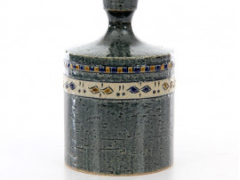 Mid-Century Modern ceramic small table lamp by Yngve Blixt for Höganäs