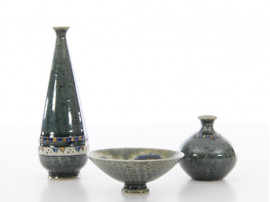 Mid-Century Modern miniature ceramic set by Yngve Blixt for Höganäs