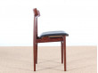 Mid-Century Modern Danish set of 4 chairs in Rio rosewood