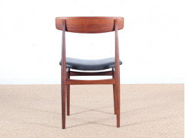 Mid-Century Modern Danish set of 4 chairs in Rio rosewood