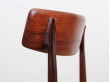 Mid-Century Modern Danish set of 4 chairs in Rio rosewood