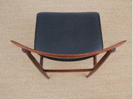 Mid-Century Modern Danish set of 4 chairs in Rio rosewood