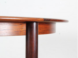 Mid-Century Modern scandinavian dining table in Rio rosewood 4/8 seats