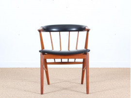 Mid-Century Modern scandinavian set of 4 chairs in teak by Helge Sibast
