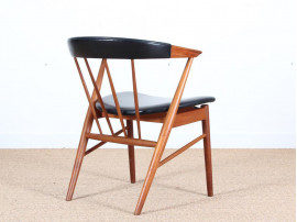 Mid-Century Modern scandinavian set of 4 chairs in teak by Helge Sibast