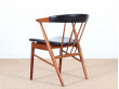 Mid-Century Modern scandinavian set of 4 chairs in teak by Helge Sibast