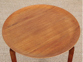 table-plateau scandinave en teck