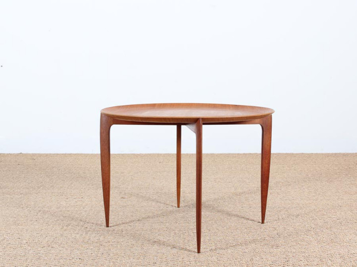 table-plateau scandinave en teck