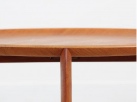 table-plateau scandinave en teck