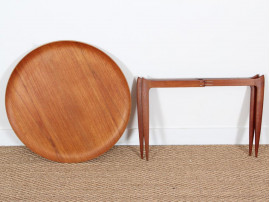 table-plateau scandinave en teck