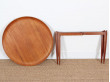 table-plateau scandinave en teck