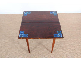 Mid century modern console table in Rio rosewwod