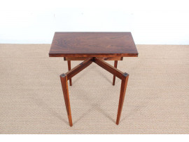 Table de jeux -  console en palissandre de Rio