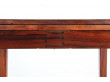 Mid century modern console table in Rio rosewwod