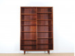 Mid-Century Modern scandinavian Bookcase in Rio Rosewood by Gunni Omann Junior