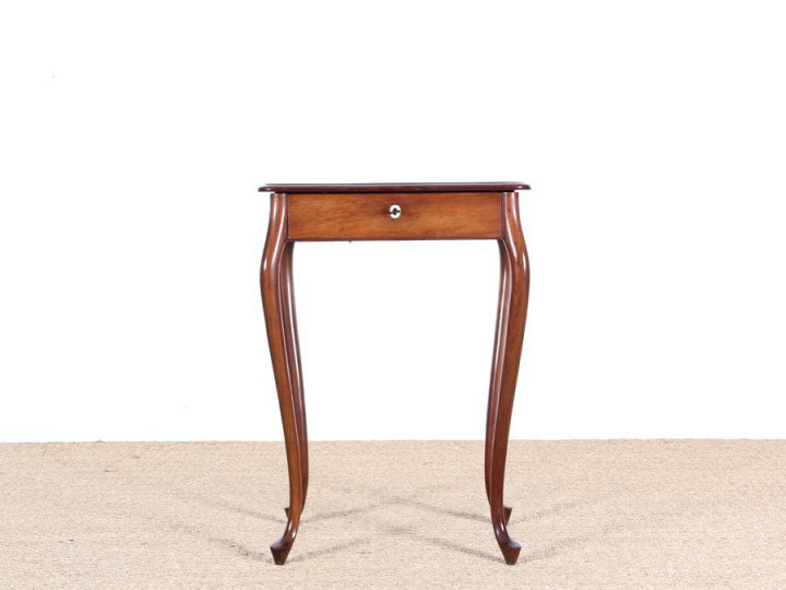 Danish travailleuse or work-table in mahogany by Frits Henningsen