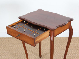 Danish travailleuse or work-table in mahogany by Frits Henningsen