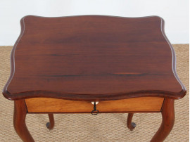 Danish travailleuse or work-table in mahogany by Frits Henningsen