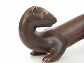 Scandinavian ceramic. Ferret by Gunar Nylund