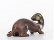 Scandinavian ceramic. Ferret by Gunar Nylund