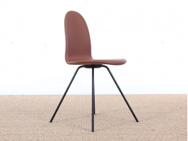 Tongue chair in dark oak by Arne Jacobsen, new releases. 