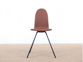 Tongue chair in dark oak by Arne Jacobsen, new releases. 