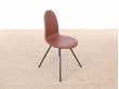 Tongue chair in dark oak by Arne Jacobsen, new releases. 