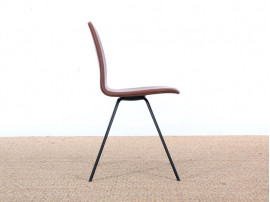 Tongue chair in dark oak by Arne Jacobsen, new releases. 