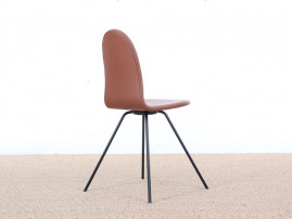 Tongue chair in dark oak by Arne Jacobsen, new releases. 