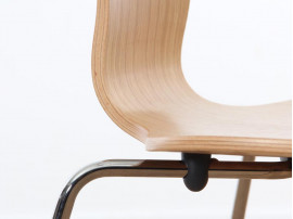 Munkegaard chair in walnut by Arne Jacobsen, new releases. 