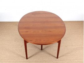 Grande table de repas scandinave en palissandre de Rio 8 à 10 pers