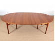 Scandinavian dining table in Rio rosewood 