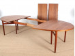 Scandinavian dining table in Rio rosewood 