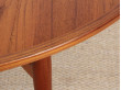 Scandinavian dining table in Rio rosewood 