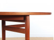 Scandinavian dining table in Rio rosewood 