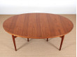 Scandinavian dining table in Rio rosewood 