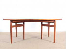 Scandinavian dining table in teak by Arne Vodder