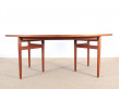 Scandinavian dining table in teak by Arne Vodder