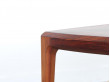 Danish mid-century modern coffe table in Rio rosewood by Johannes Andersen