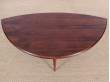 Danish mid-century modern coffe table in Rio rosewood by Johannes Andersen