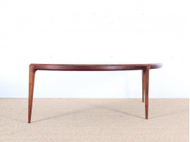 Table basse scandinave en palissandre de Rio