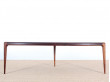 Table basse scandinave en palissandre de Rio