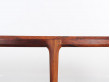 Danish mid-century modern coffe table in Rio rosewood by Johannes Andersen