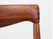 Danish mid-century modern set of 4 chairs in Rio rosewood by H. W. Klein